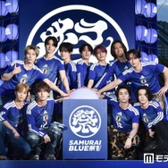 JO1＆INIスペシャルユニット「JI BLUE」渋谷・宮下パーク登場 “SAMURAI BLUE祭”点灯式で日本代表にエール「微力ではありますが…」