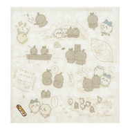 刺繍入りガーゼハンカチ　各880円