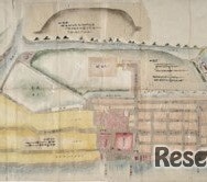 「横浜村御固人数宿割之図」安政元年（1854）、横浜開港資料館蔵