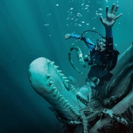 クジラの体内から脱出しろ！絶体絶命のサバイバルスリラー『クジラに落ちた男』ポスター＆場面写真
