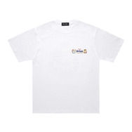 ちいかわ×オリオンビール シーサーのおみやげやさん Tシャツ ホワイト_カンパ～イ／©nagano©Uema©Orion