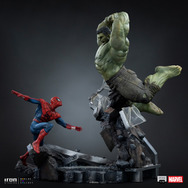 『マーベル』 【アイアン・スタジオ　スタチュー】「アートスケール」1/10スケール　スパイダーマン vs ハルク