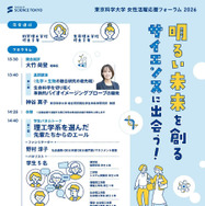 女性活躍応援フォーラム2026「明るい未来を創るサイエンスに出会う！」