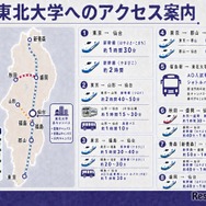 東北大学へのアクセス案内