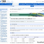令和9年度 千葉県公立高等学校第1学年生徒募集定員について