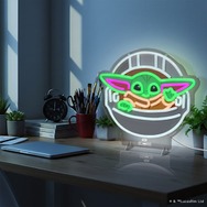 「グローグー」デザインのLEDネオンライト