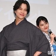 WEST.重岡大毅＆原菜乃華、誕生日当日に浴衣姿でイベント登壇 プレゼント贈り合う【5秒で完全犯罪を生成する方法】