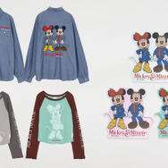 デニムシャツ／ラグランスリーブロンT／ステッカー「Disney SERIES CREATED by MUS」©DISNEY