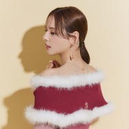 【ディズニーコレクション】美女と野獣/ファーケープニットワンピース／19,800円（税込）