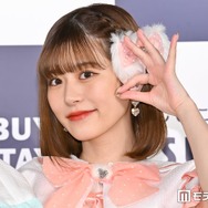 FRUITS ZIPPER月足天音、印象ガラリな“ピンクヘア”加工ショットに反響「めっちゃ似合ってる」「何しても美人」