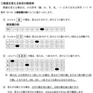 学力検査（マーク式および記述式解答）に係る注意事項