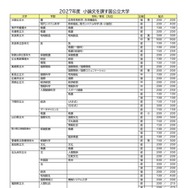 2027年度小論文を課す国公立大学（2026年9月16日現在）