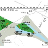 入退園門の位置