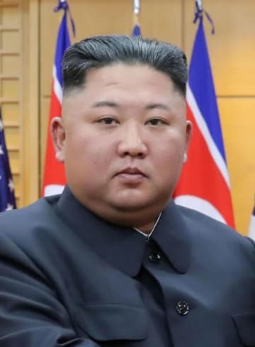 北朝鮮の金正恩朝鮮労働党委員長（朝鮮中央通信＝共同）