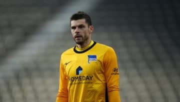 コロナ変異株で一時重症化　ヘルタGK、今季はプレーせず