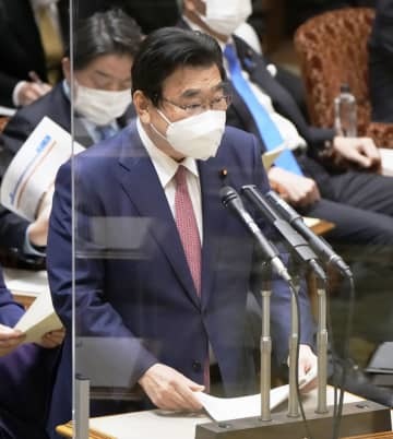 参院予算委で答弁する後藤厚労相＝20日午前
