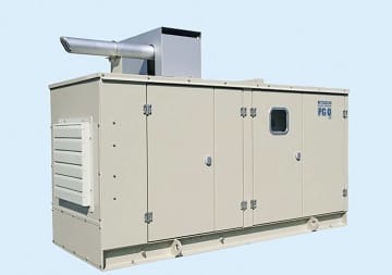 不具合の見つかった三菱電機の非常用発電設備の一例