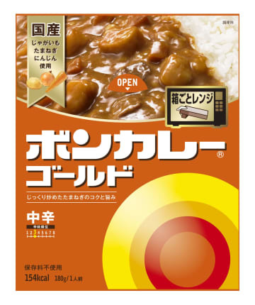 大塚食品の「ボンカレーゴールド　中辛」