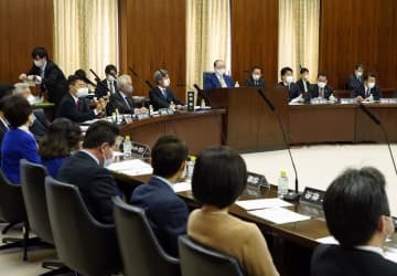 実質討議を行った参院憲法審査会＝23日、国会