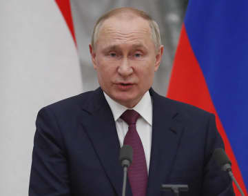 プーチン大統領（AP＝共同）