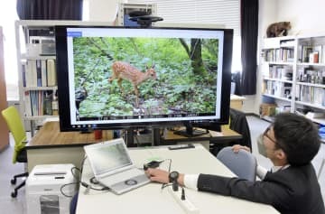 岐阜県と岐阜大が共同で開所した「県野生動物管理推進センター」＝1日午後、岐阜市