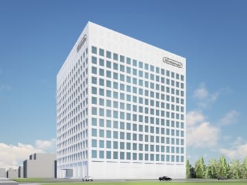 任天堂の新しい研究開発棟の完成イメージ（同社提供）
