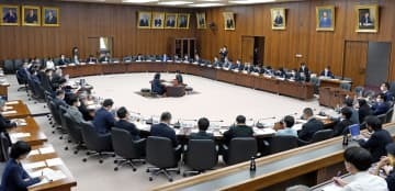 開催された衆院憲法審査会＝12日午前、国会