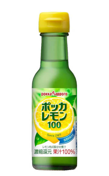 ポッカサッポロフード＆ビバレッジの「ポッカレモン100」