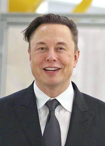 米テスラのイーロン・マスクCEO（ゲッティ＝共同）