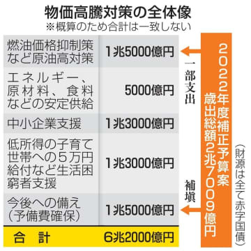 物価高騰対策の全体像