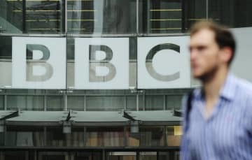 英公共放送BBCのロゴ（ロイター＝共同）