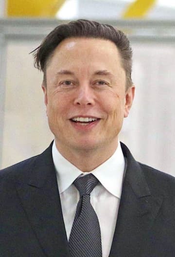 米テスラのイーロン・マスクCEO（ゲッティ＝共同）