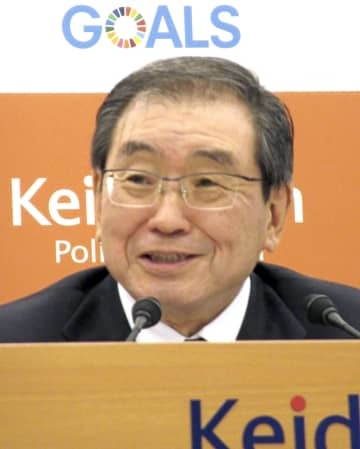 記者会見する経団連の十倉雅和会長＝6日午後、東京都千代田区
