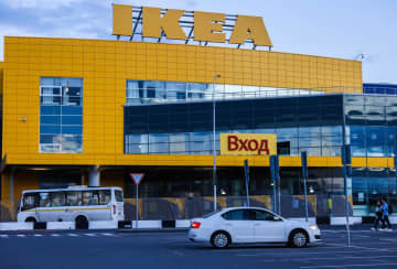 スウェーデン家具大手イケアのモスクワ近郊にある店舗＝15日（タス＝共同）