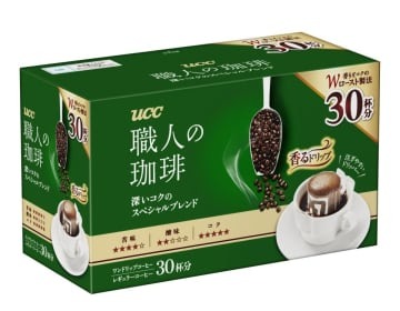 UCC上島珈琲が値上げする「職人の珈琲　ワンドリップコーヒー　深いコクのスペシャルブレンド　30P」