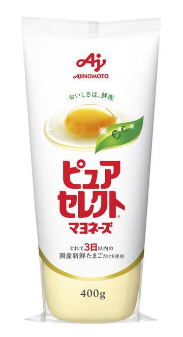 味の素の「ピュアセレクト　マヨネーズ」400グラム入り
