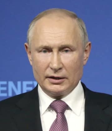 ロシアのプーチン大統領（ゲッティ＝共同）