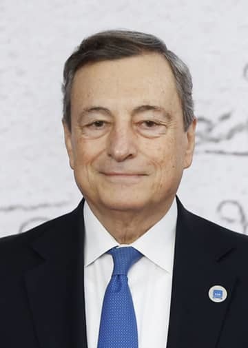 イタリアのドラギ首相（ロイター＝共同）