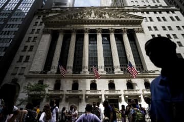 ニューヨーク証券取引所＝7月8日（AP＝共同）