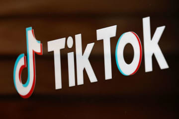 TikTok（ティックトック）のロゴ（ロイター＝共同）