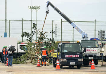 千葉市で行われた首都圏9都県市の合同防災訓練＝1日午前