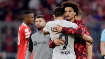 バイエルンFWサネ、CLバルサ戦でゴールも交代…「怒ってない」と説明