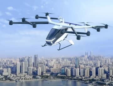 スカイドライブの空飛ぶ車「SD―05」のイメージ（同社提供）