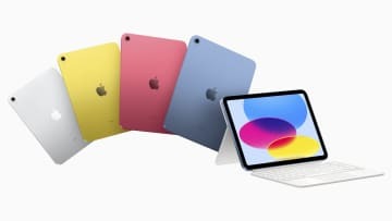 米アップルが発売する画面が大型化したアイパッドの新製品（同社提供、共同）