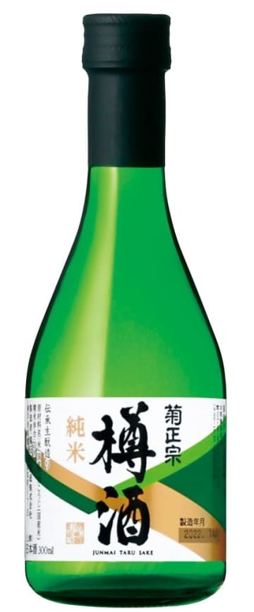 回収対象商品の「菊正宗　上撰　純米樽酒300ミリリットル瓶詰」