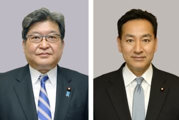 自民党の萩生田光一政調会長、山際大志郎前経済再生相