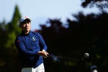 バーディスタートとなった蝉川泰果　2戦目でプロ初優勝なるか（撮影：上山敬太)