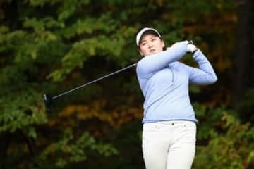 単独首位に立つアリセン・コープス（撮影：GettyImages)