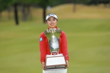 自身初の年間女王に輝いた山下美夢有（撮影：福田文平)