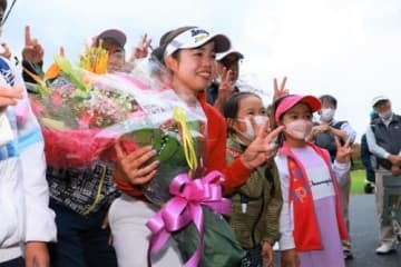 2戦を残して…山下美夢有が年間女王に輝いた（撮影：福田文平)